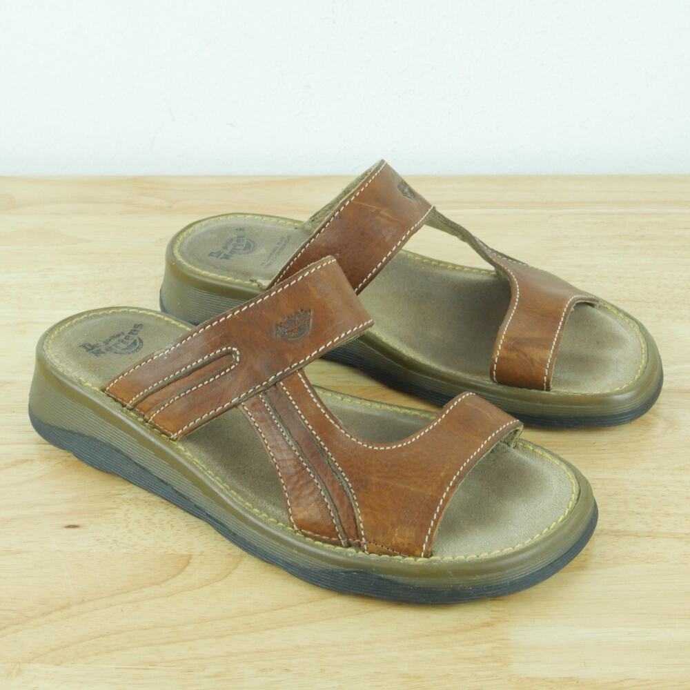 DR Martens UK 6 US 8 Sandals Slides Fisherman Chunky Vintage England Slip On 90s